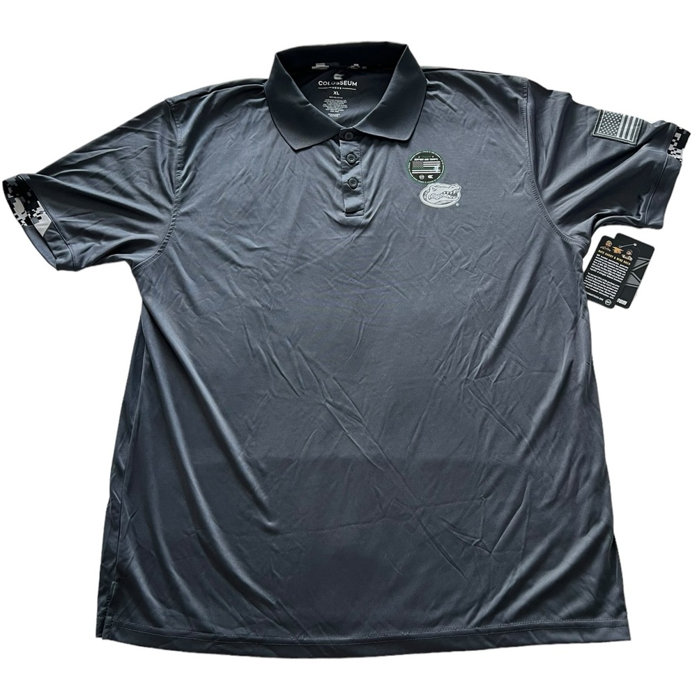 University of Florida Gator Grey Camo Polo NWT size XL